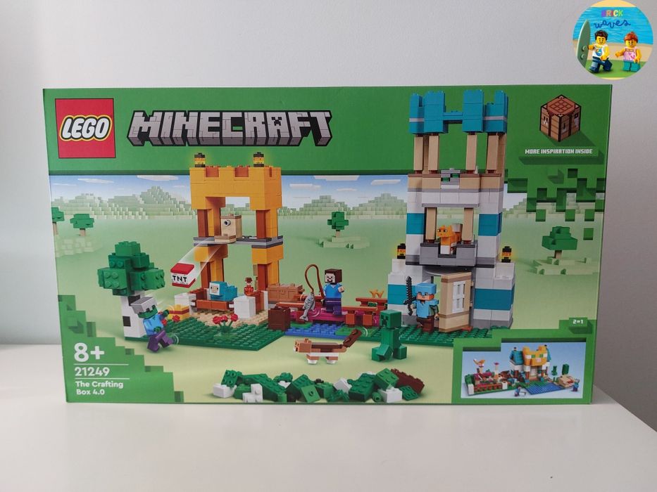 ENVIO GRATIS-LEGO 21249 The Crafting Box 4.0 - Minecraft