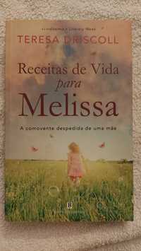 Livro "Receitas de Vida para Melissa", por Teresa Driscoll
