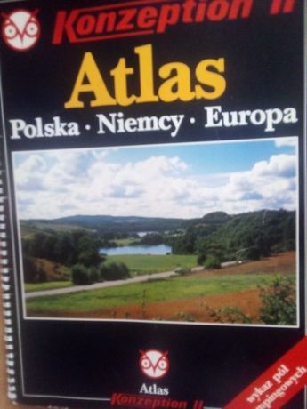 Atlas Polska Niemcy Europa 1992 r.
