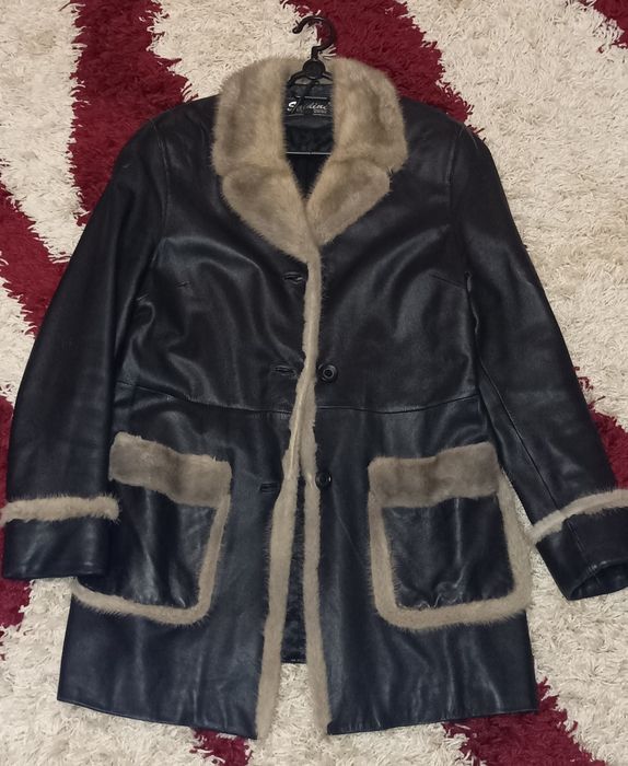 Шкіряний піджак б/в
