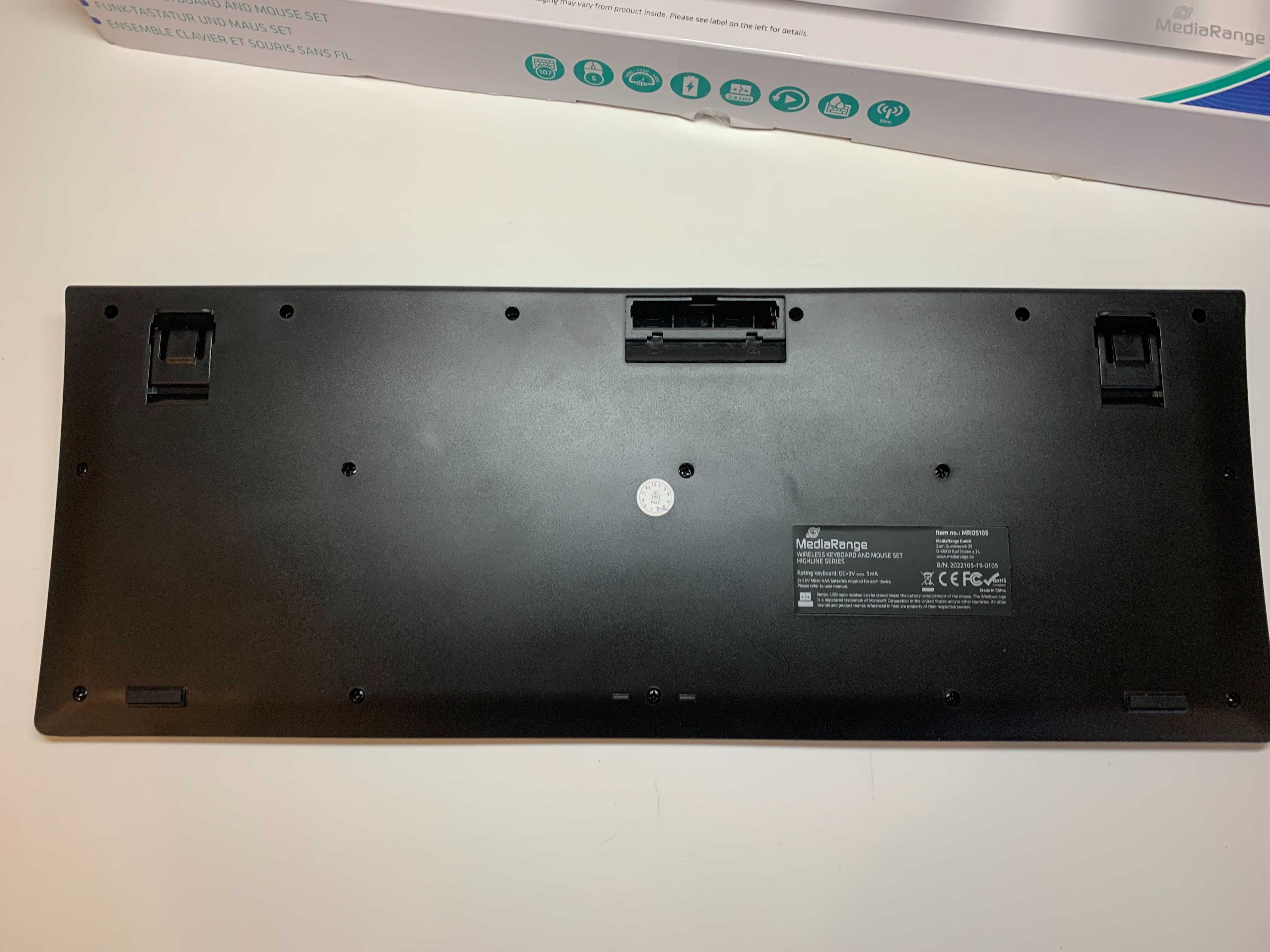 Klawiatura mechaniczna MROS105 MediaRange Highline układ DE QWERTZ