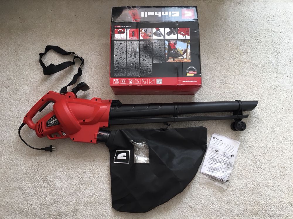 Садовий пилосос3в1 Einhell GCEL3024E 3кВт,повітродувка,подрібнювач,б/у