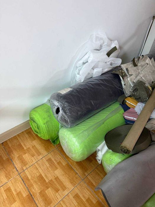 РОЗПРОДАЖ ТКАНИНА Трьохнитка петля не утеплена САЛАТОВА І БІЛА