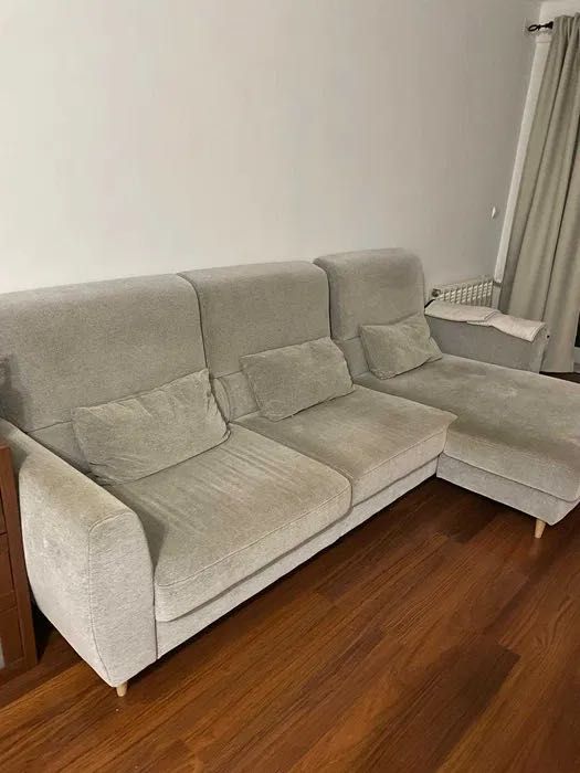 Sofá como novo. Com chaise longue