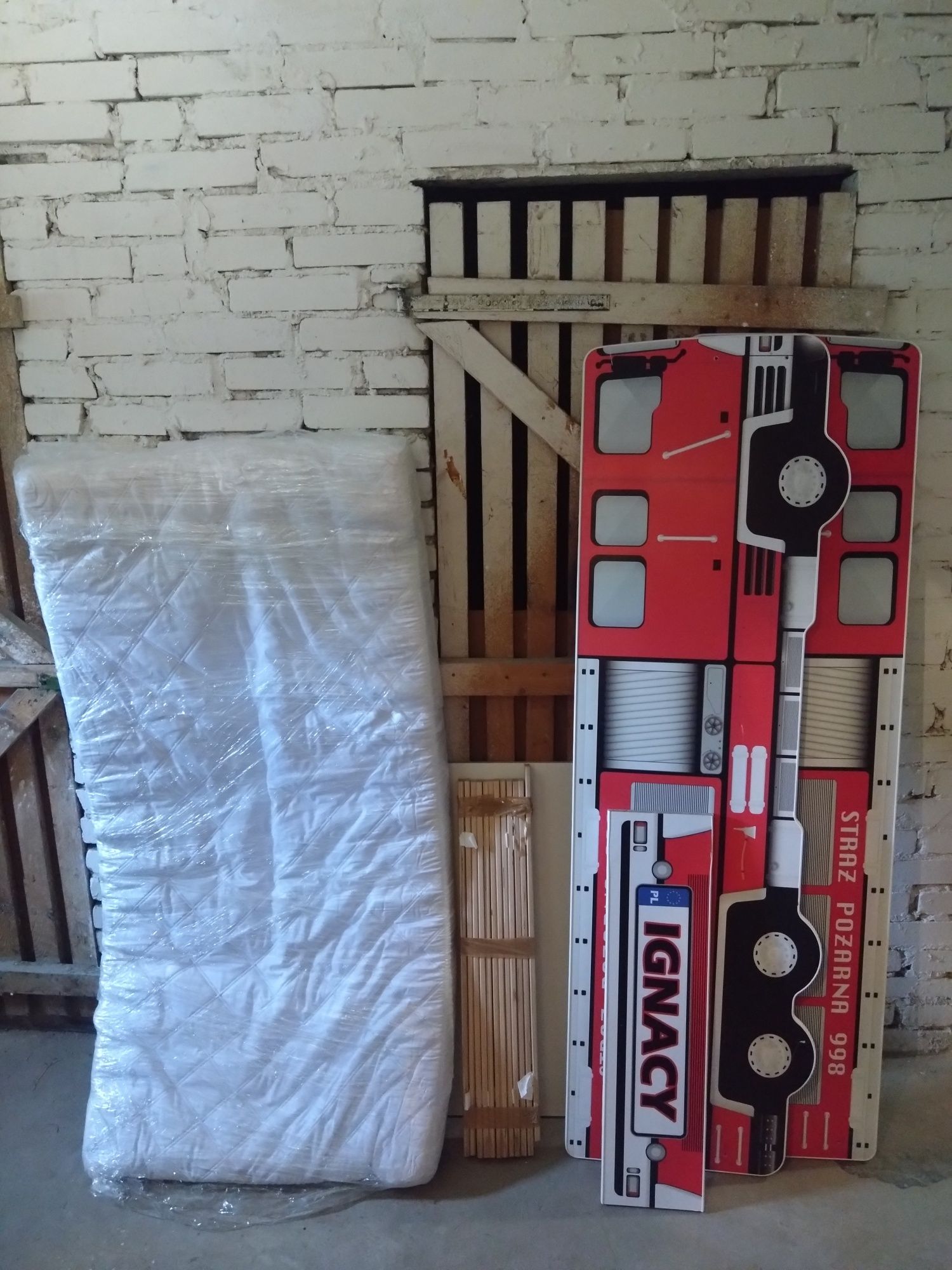 Łóżko dla dziecka, 170x80 straż pożarna