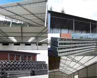 Konstrukcja stalowa kratownica 6.3m bindra wiata dach garaż