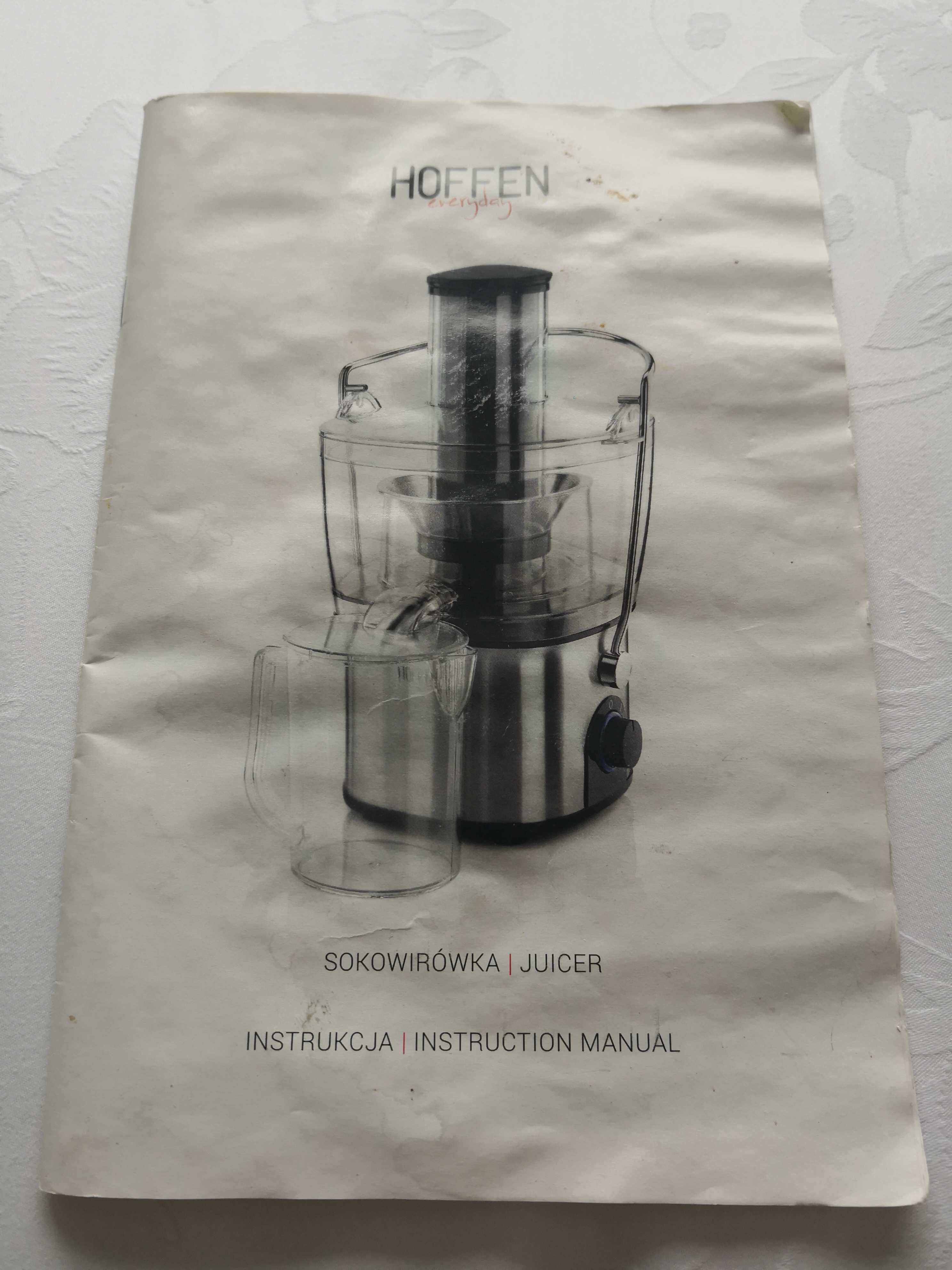 Sokowirówka wyciskarka do soków z warzyw i owoców Hoffen juicer