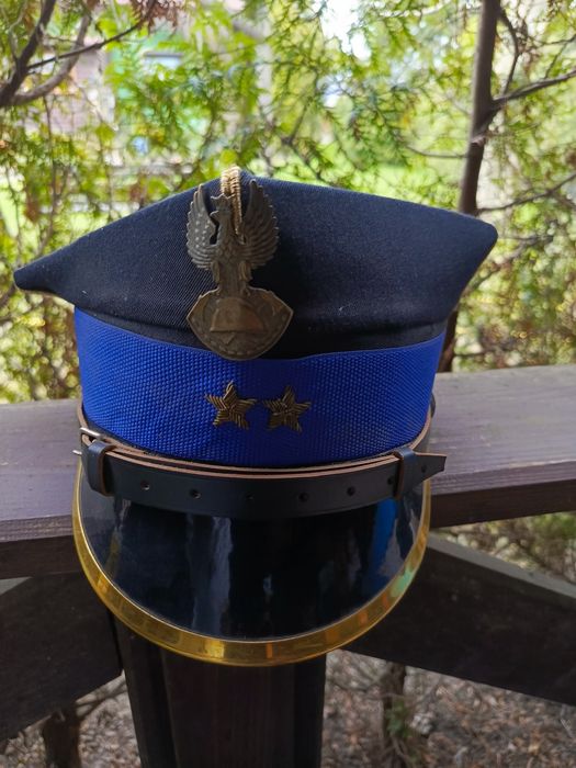 Oficerska czapka strażacka