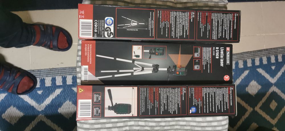 Vendo nível de laser
