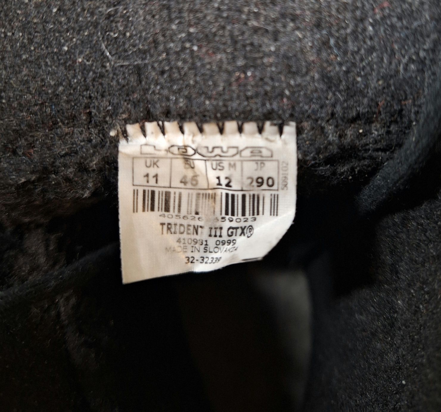 Зимние ботинки Lowa Trident III GTX 46 размер gore-tex сапоги берцы