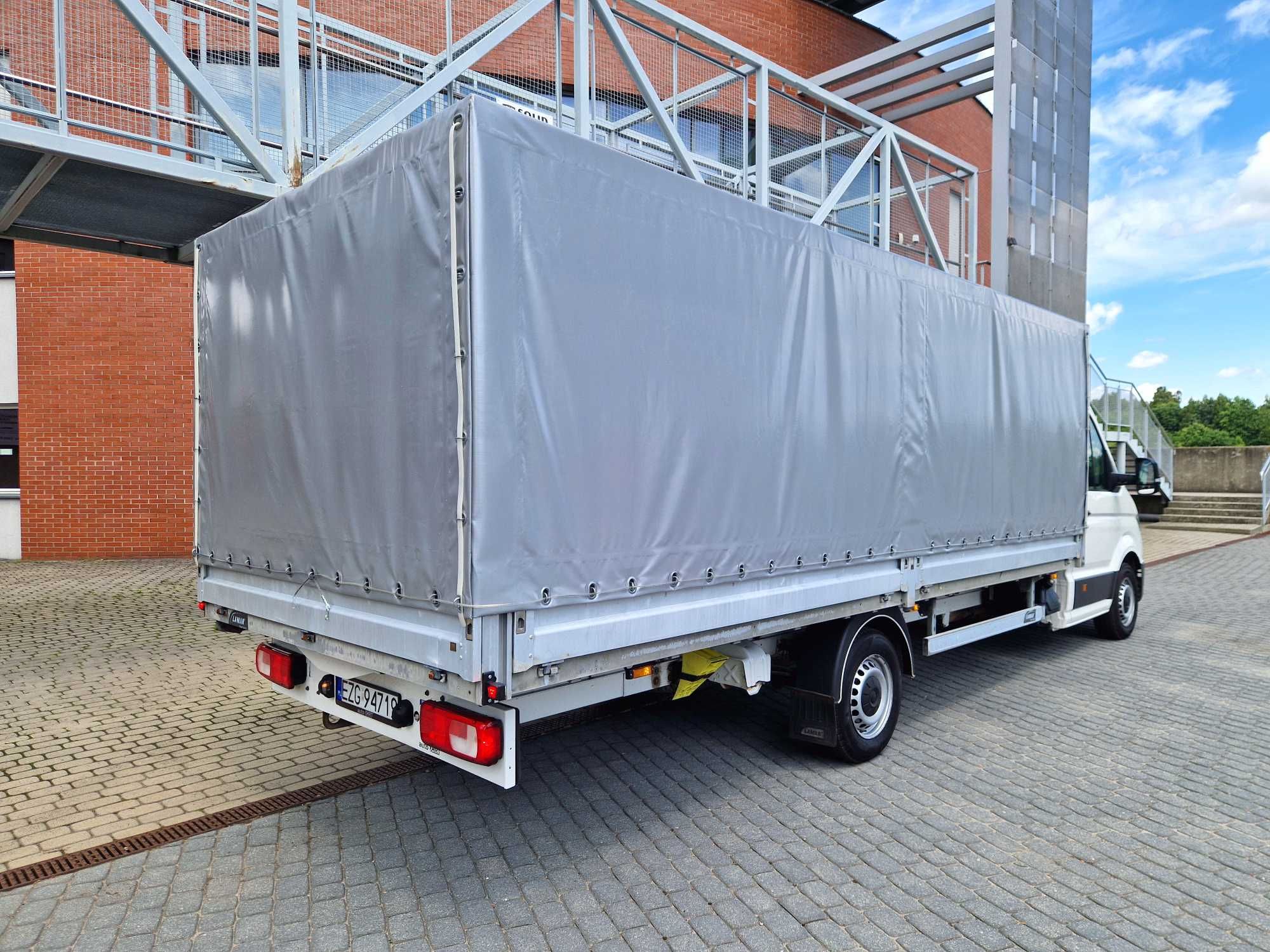 Volkswagen Crafter MAXI Plandeka Firanka Skrzynia 5,5m 1 Wł F-Vat 23%