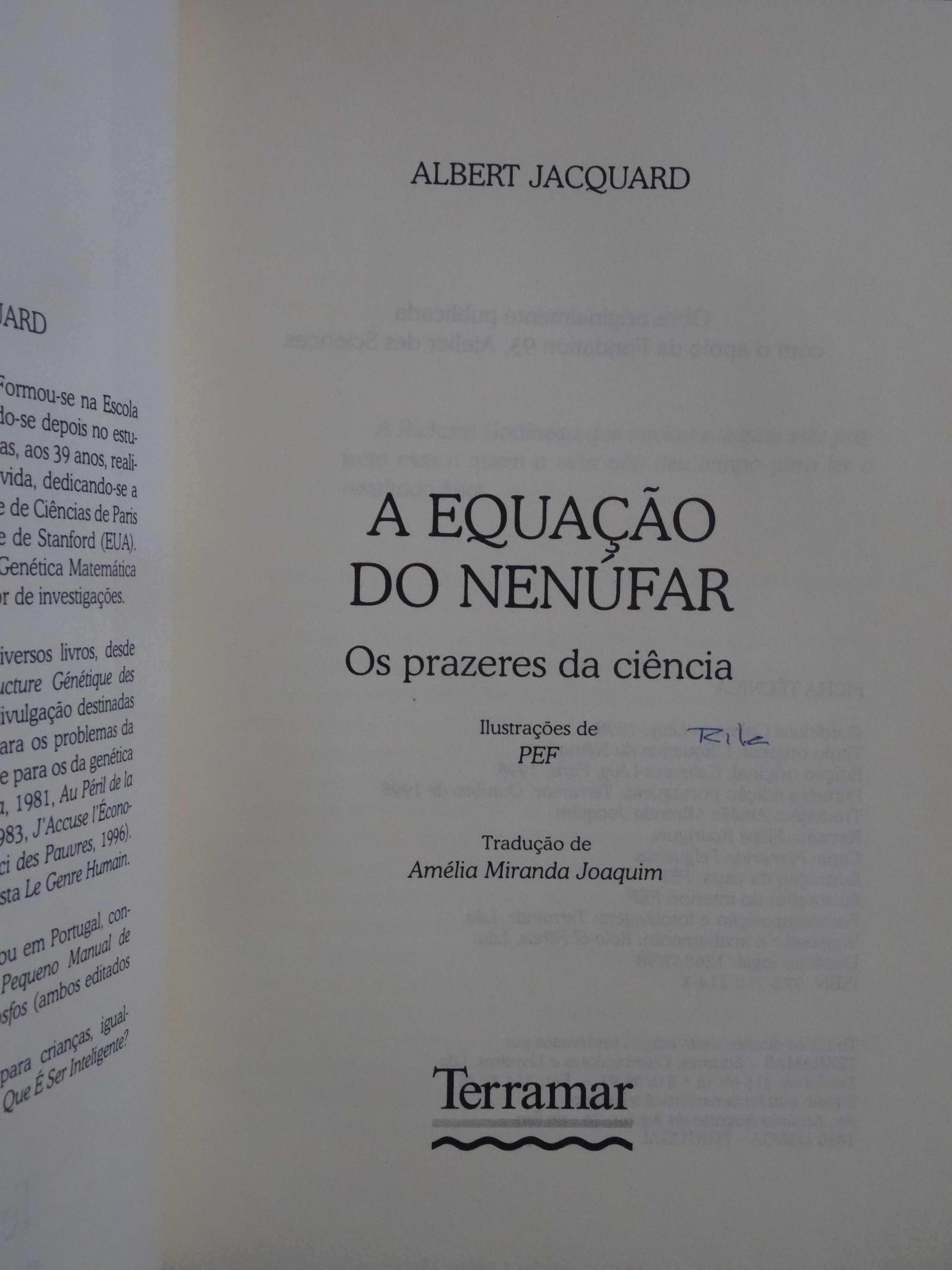 A Equação do Nenúfar de Albert Jacquard