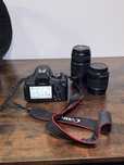 Canon 600D + EFS 18-55mm + EFS 55-250mm + torba
