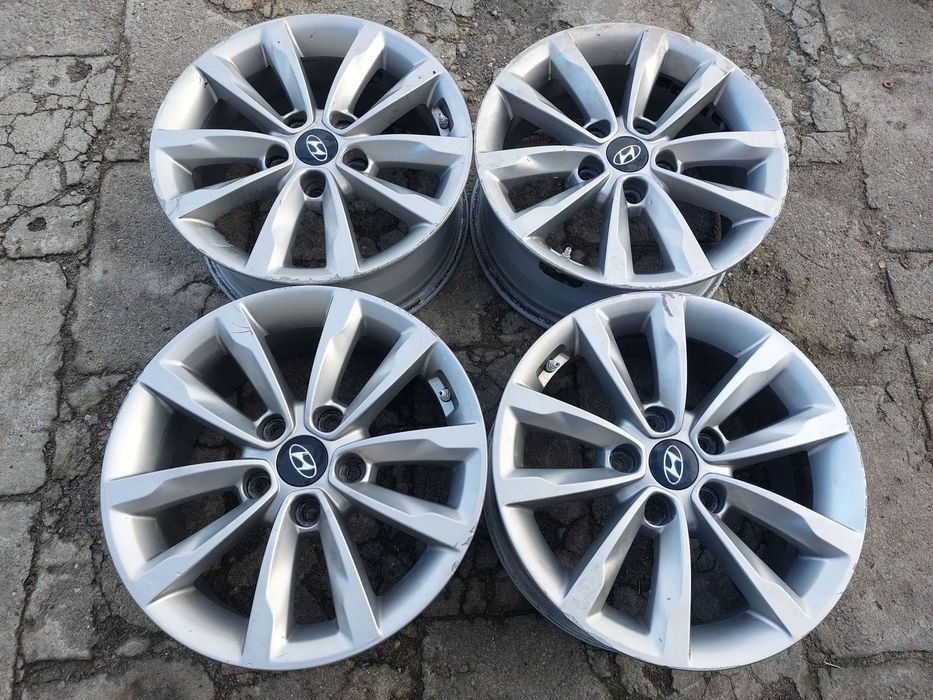 HYUNDAI I40 FELGI ALUMINIOWE R16 7J ET40 5X114.3 ORYGINAŁ PROSTE!