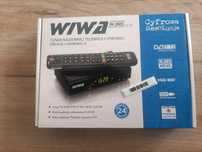 Dekoder dvbt2 wiwa nowy, na gwarancji