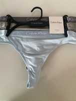 Majtki stringi orginalne Calvin Klein L 3 pak