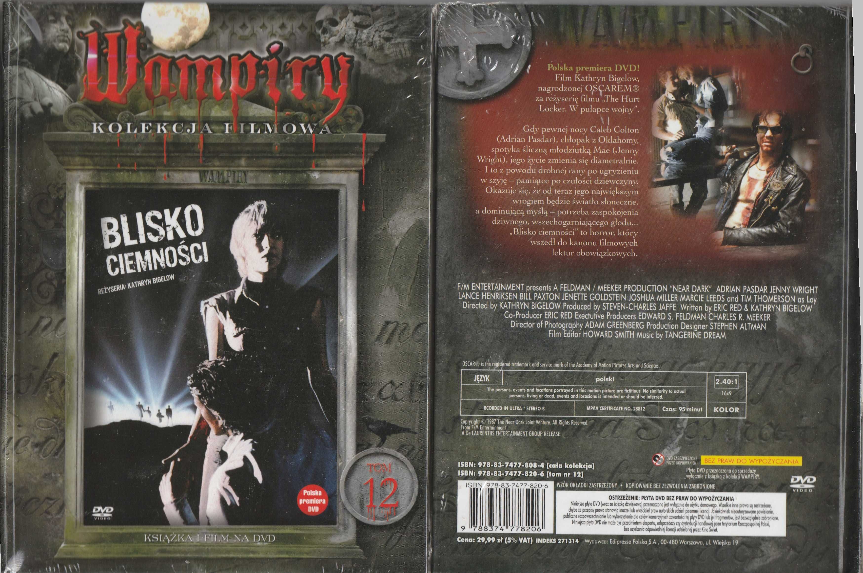 Blisko ciemności Kolekcja Wampiry Tom 12 dvd