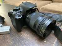 Canon 650D + 2x obiektyw ideał