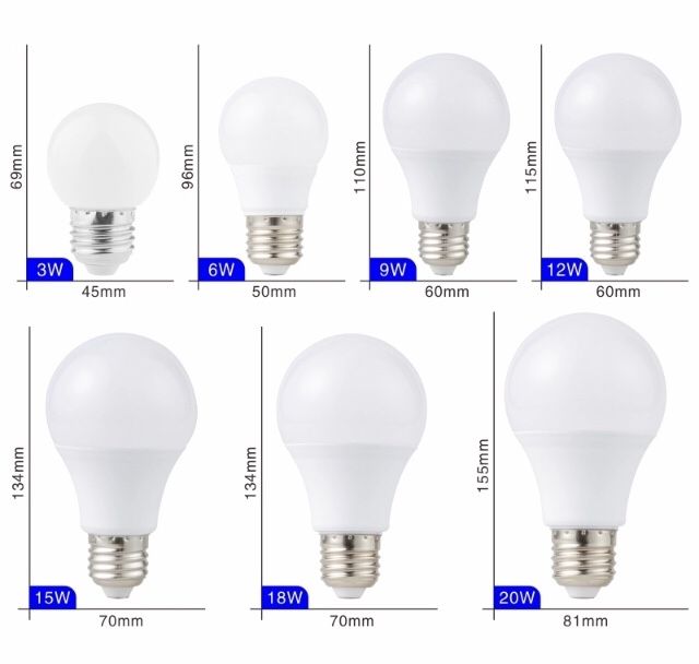 Lampadas Led E14, E27. GU10, MR16- 12v-24v-220v