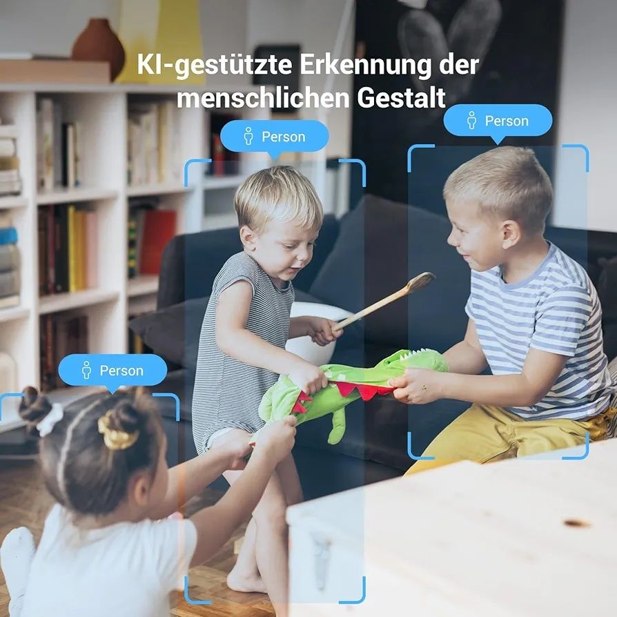 EZVIZ C6c 3MP – Wewnętrzna Kamera Monitorująca 2K WLAN z 360°