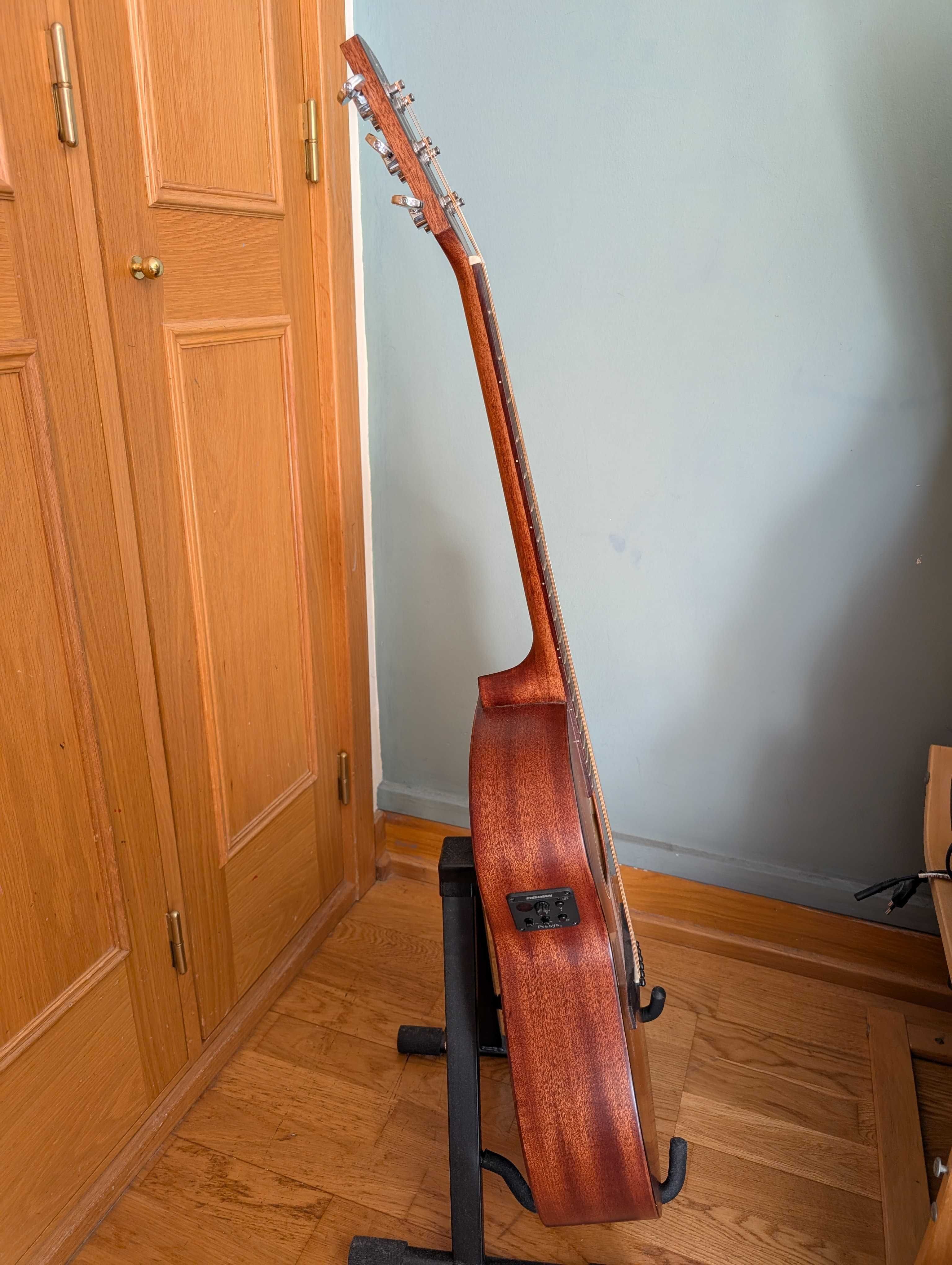Guitarra Acústica Harley Benton Custom Line CLA-15MCE VS