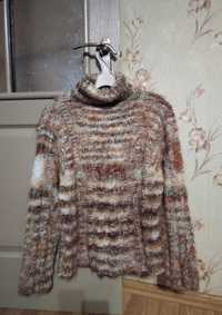 Мохеровый свитер/пуловер / размер 46-48