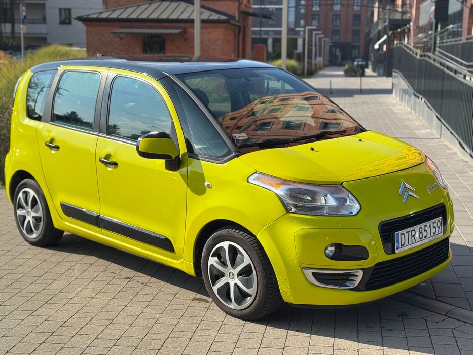 Citroën C3 Picasso Citroën C3 Picasso 1.6 HDi 2012 – Limonkowy Super Stan Nowa turbina