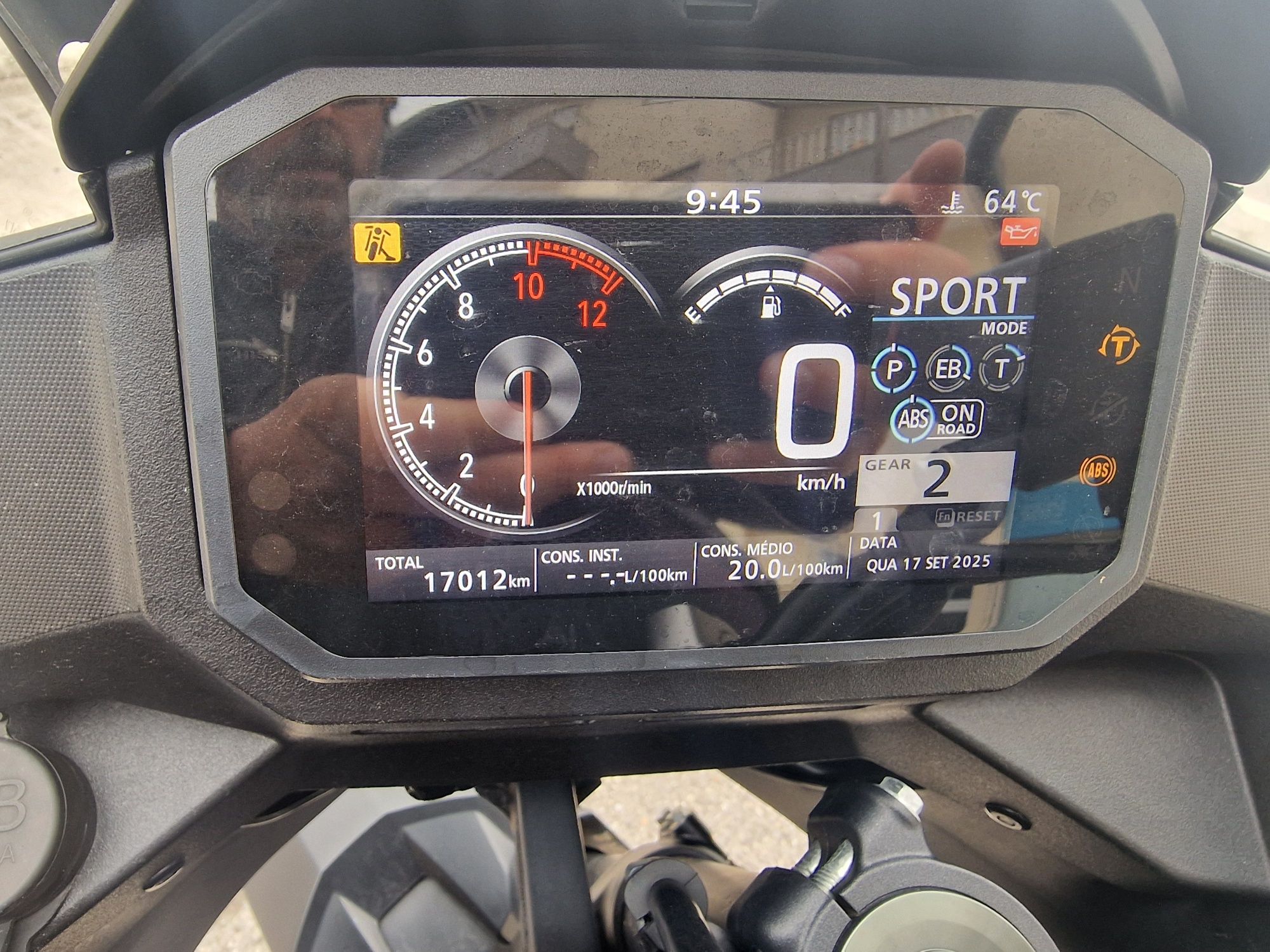Honda transalp 2023, com 17000kms