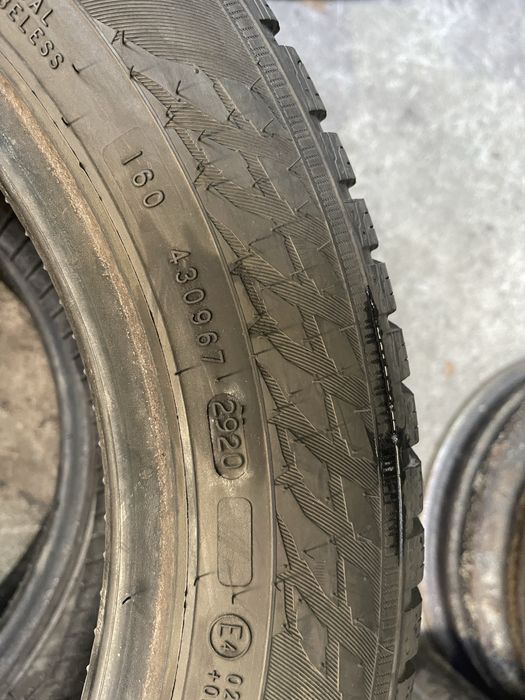 Шины 185/60 R14 Nokian б/у пара зима 6/6,5мм U7