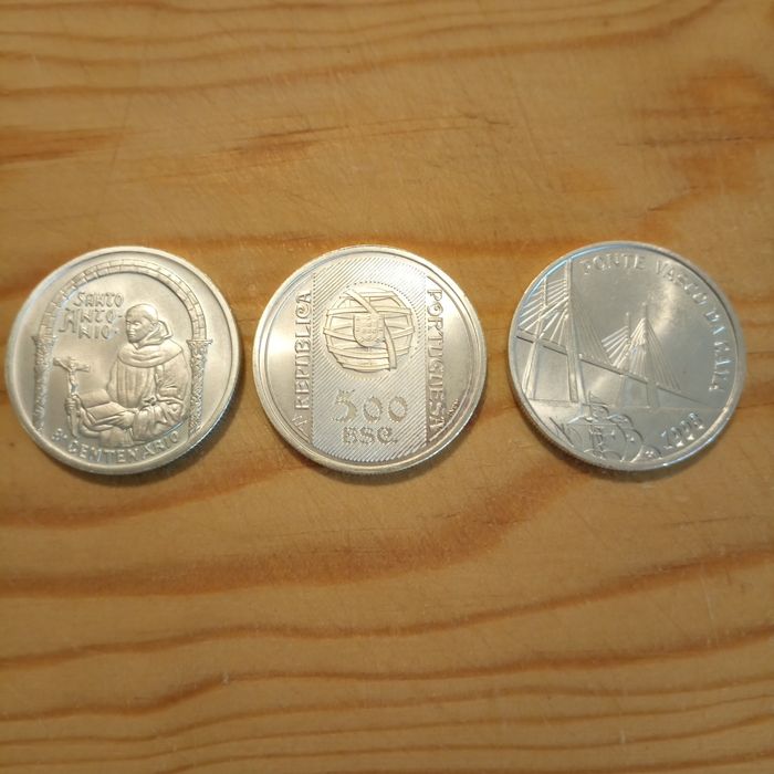 Moeda 500 escudos 95 96 98
