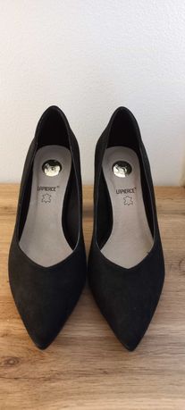 Sapato Lapierce em camurça  preta nº38
