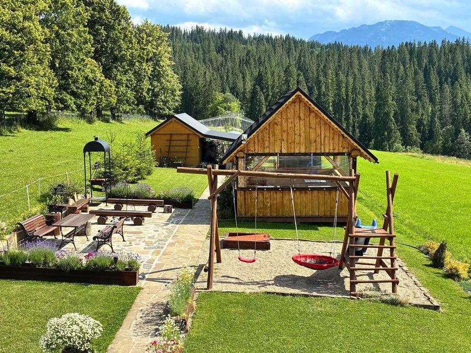 Góry domek z jacuzzi sauna kominek 13km Zakopane Termy Chochołowskie
