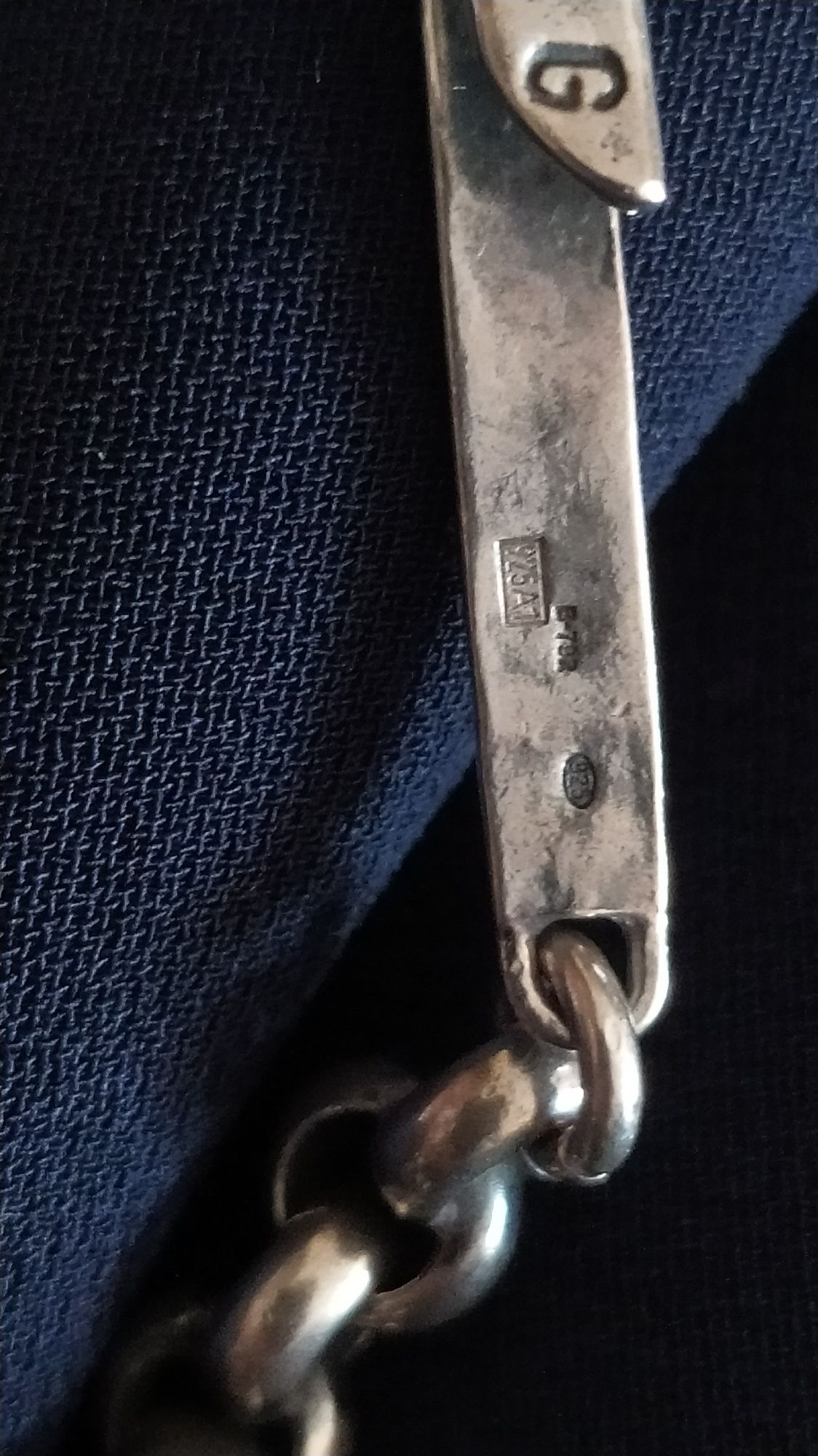 Peças de prata contrastada