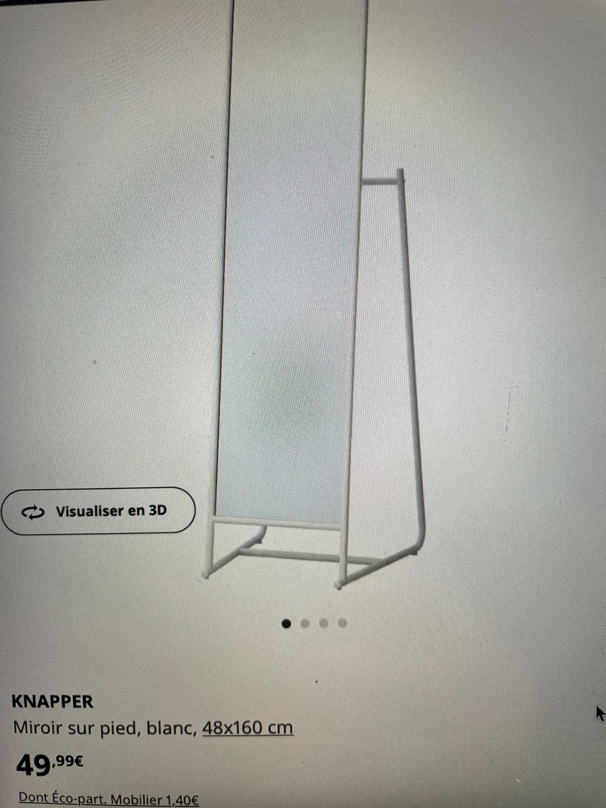 Espelho de pé IKEA
