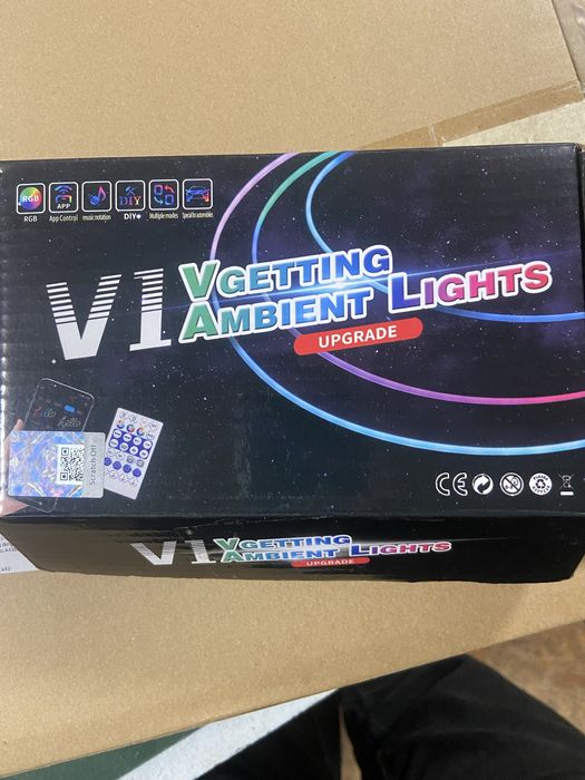 Нова RGB підсвітка VGETTING Ambient Lights для салону авто