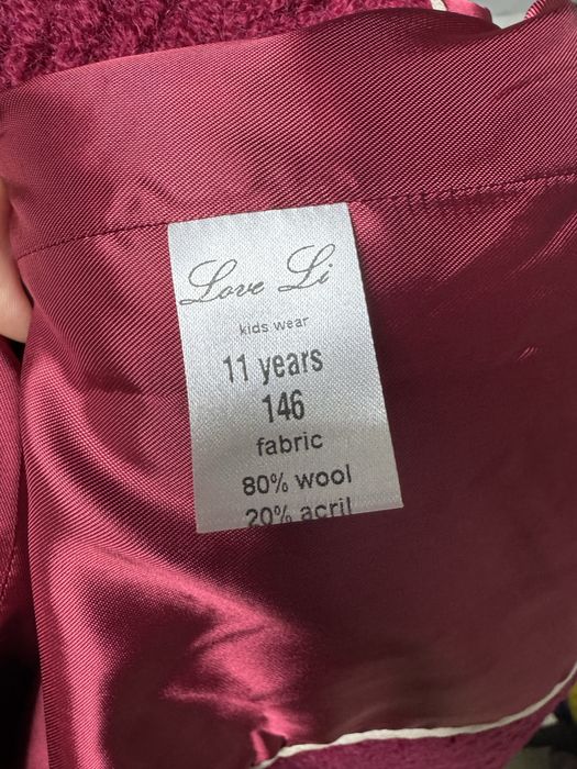 Пальто на дівчинку 11 років