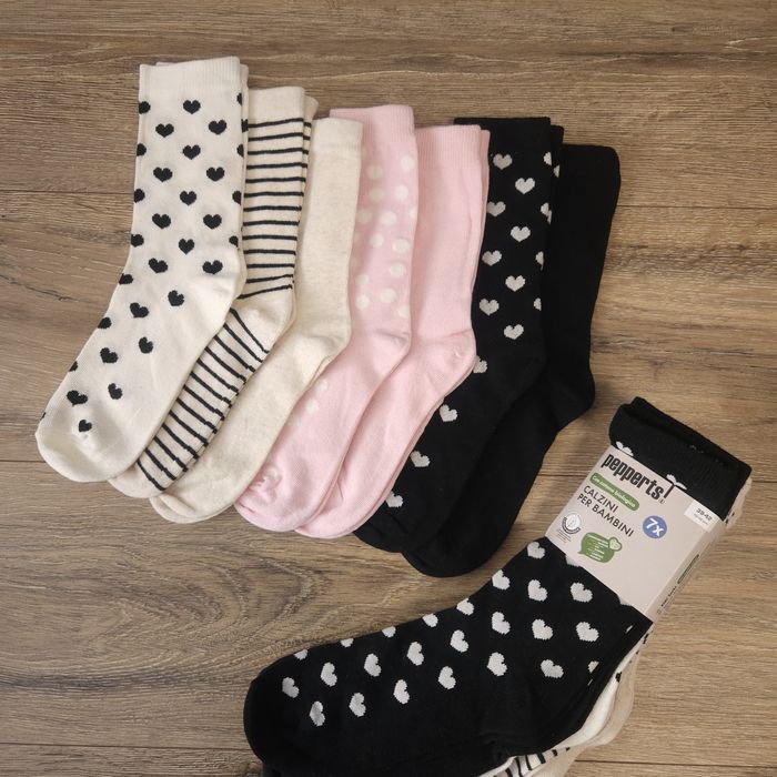 7 пар набір, дитячі, жіночі якісні шкарпетки, Німеччина, 39-42, 35-38