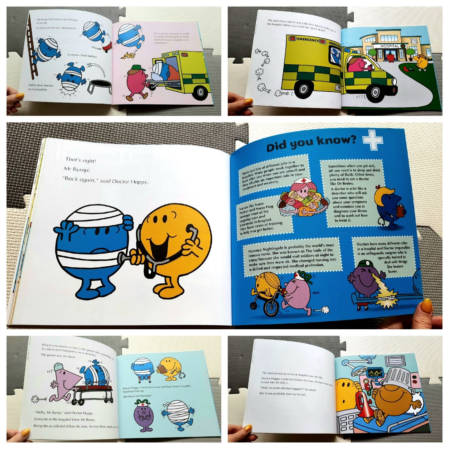 Mr. Men Little Miss At Work Hospital książeczka po angielsku