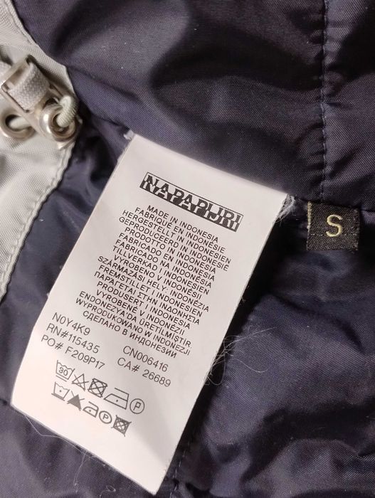 Napapijri expedition parka grey S zimowa kurtka z futrem ocieplana