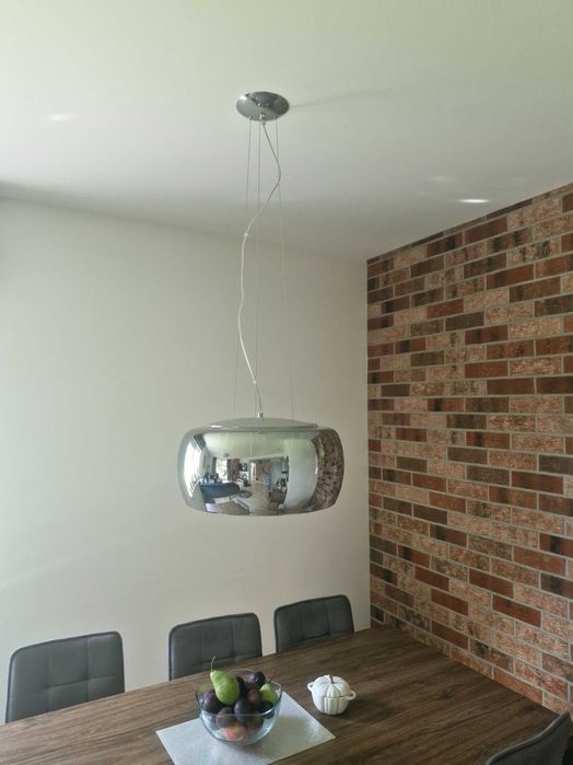 Żyrandol, lampa podłogowa i wisząca glamour srebrna