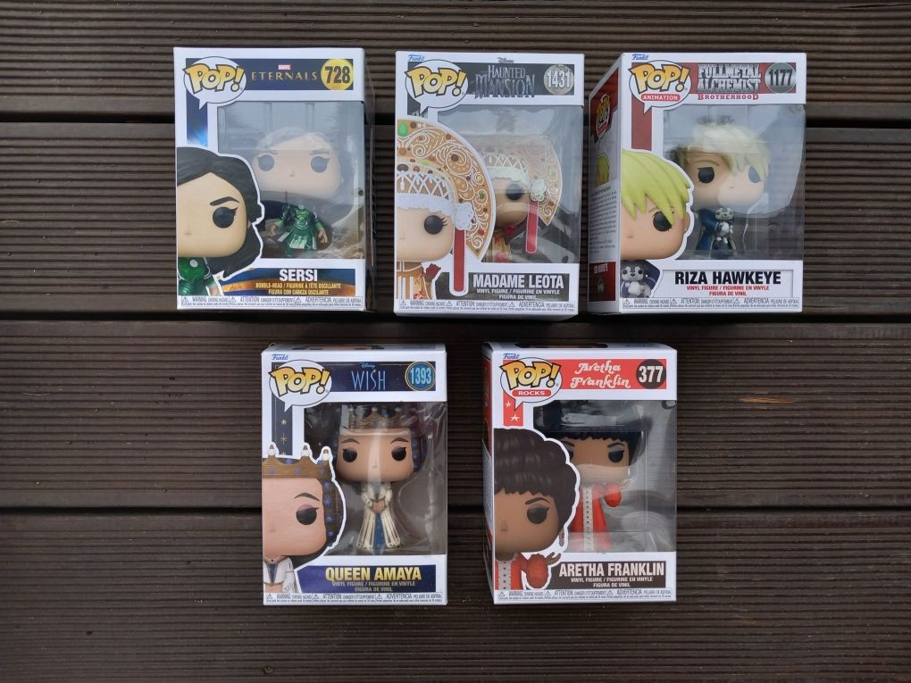 5 x Funko Pop Figurki Sersi Amaya Leota Areta Franklin