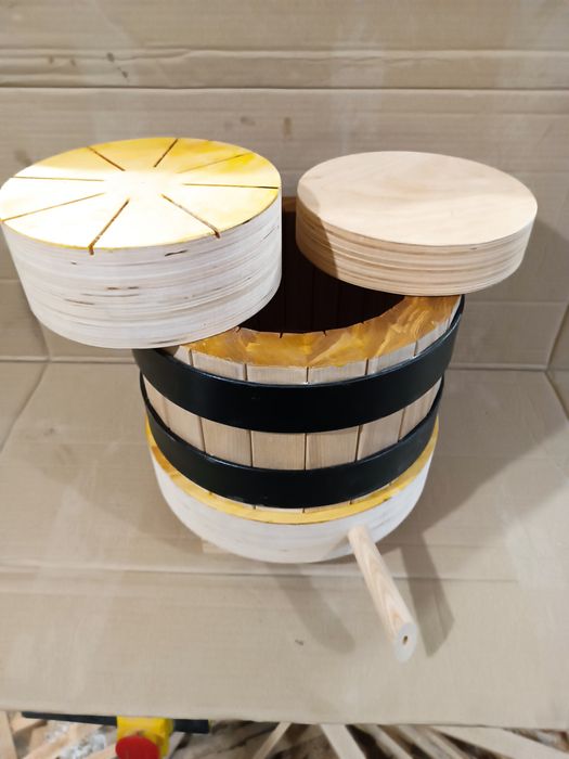 Бочка деревянная для маслопресса 5,5 литра