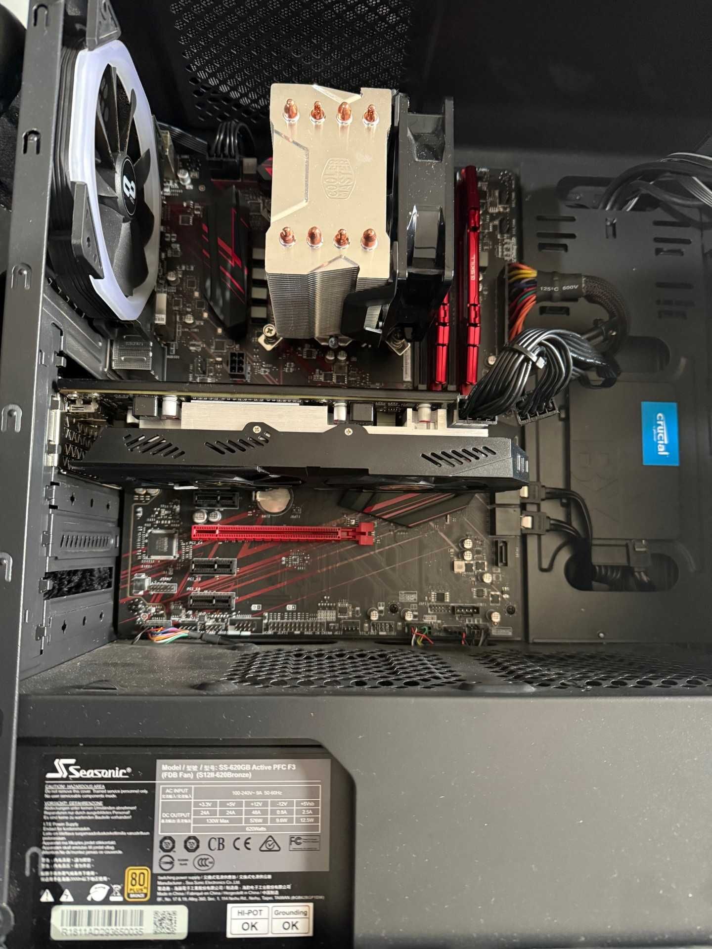 Computador Gaming i5 9600k 16gb DDR4 RX580 8GB