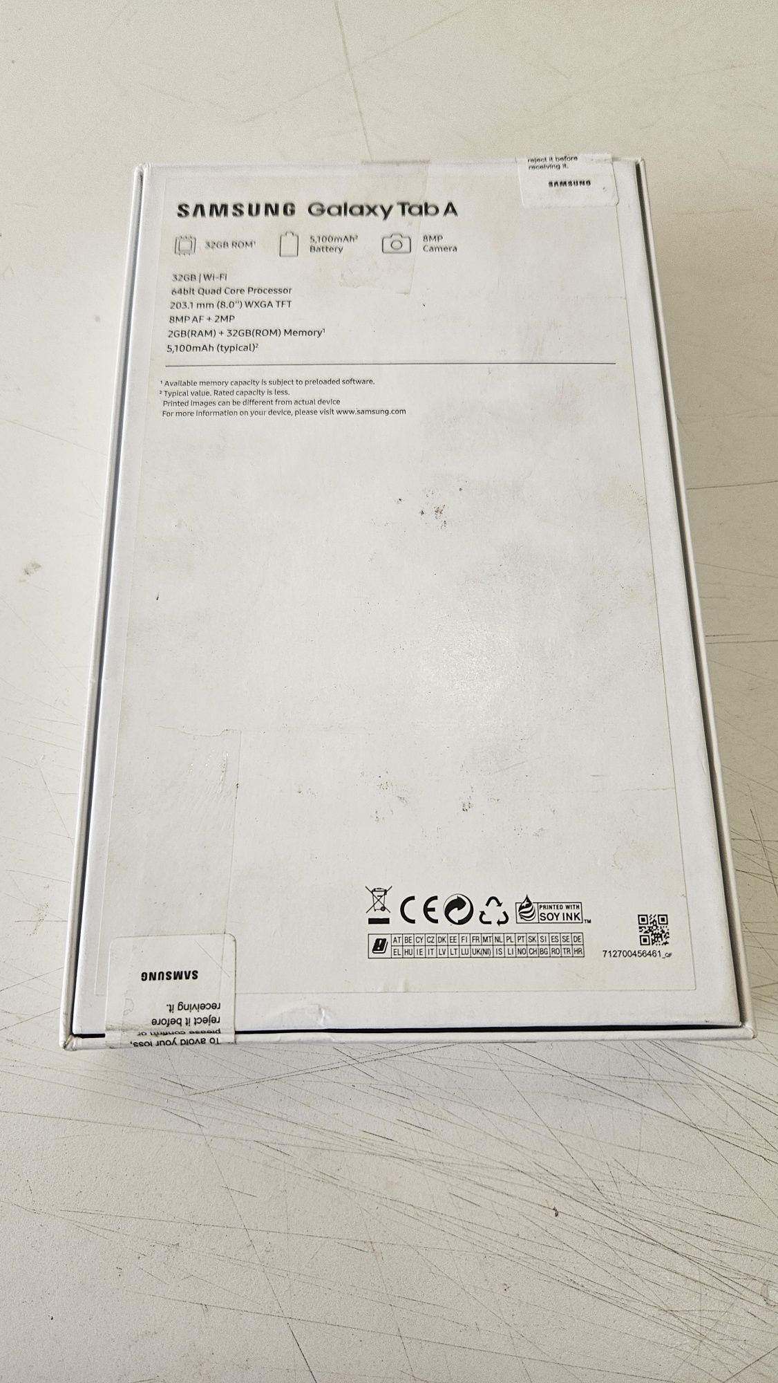 Tablet samsung tab A - novo na caixa
