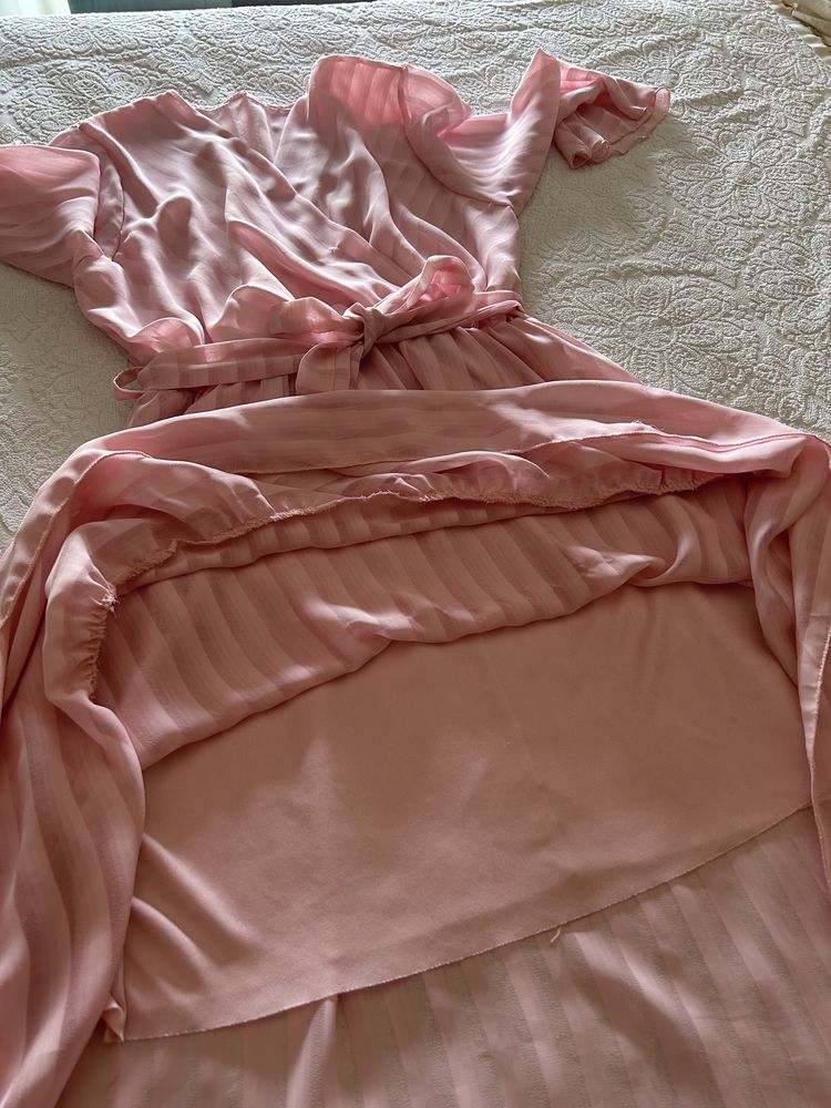Vestido cor de rosa