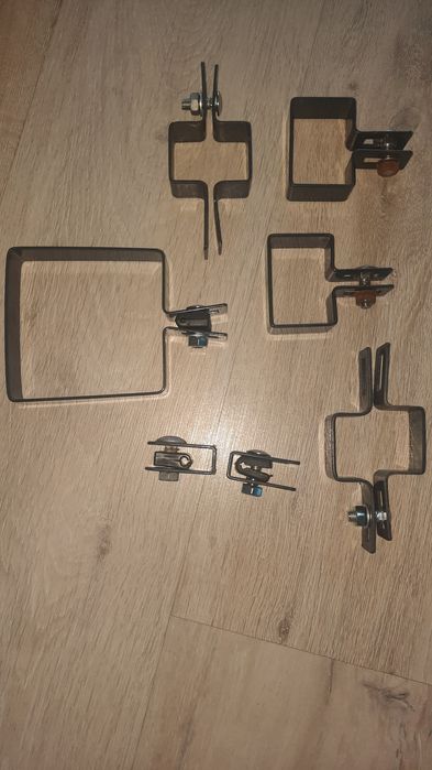 Obejmy do słupków antracyt