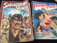 Skradziony skarb,Fugurki z Tilos, Wróblewski,Komiksy, 2 szt, PRL