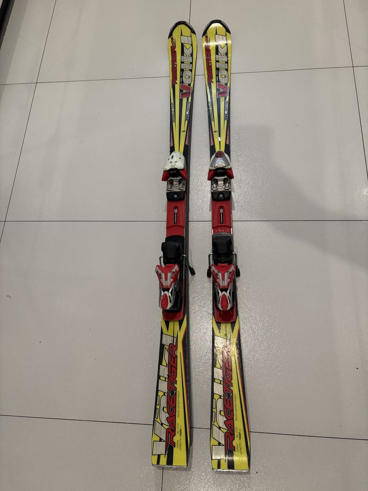 Narty VOLKL Racetiger SL Racing 150cm + płyta Marker Piston + wiązania