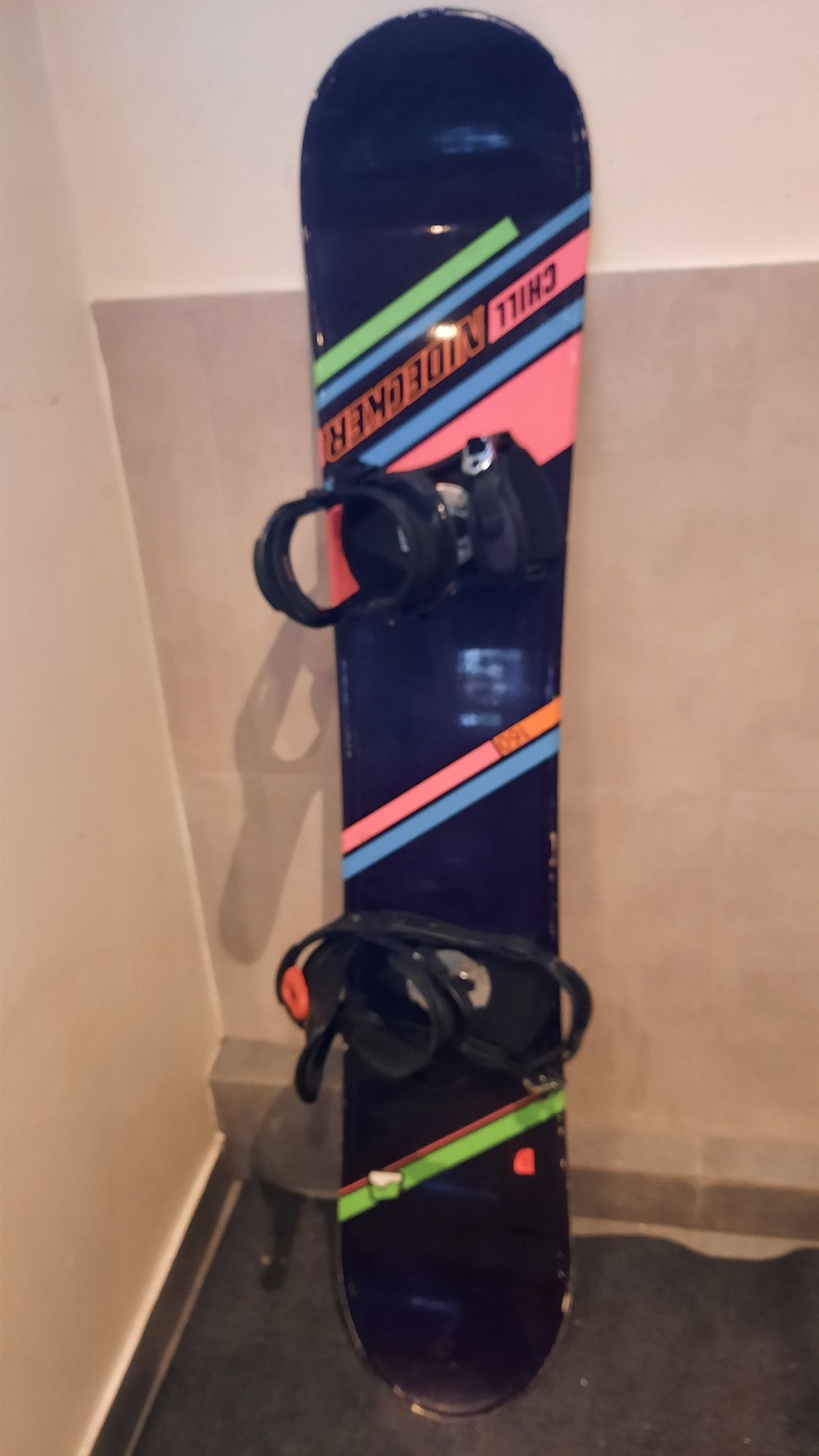 Deska snowboardowa nidecker chill 160 cm z wiązaniami wysyłka