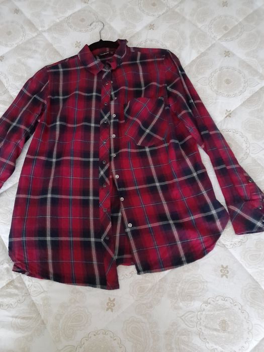 Camisa de flanela de senhora